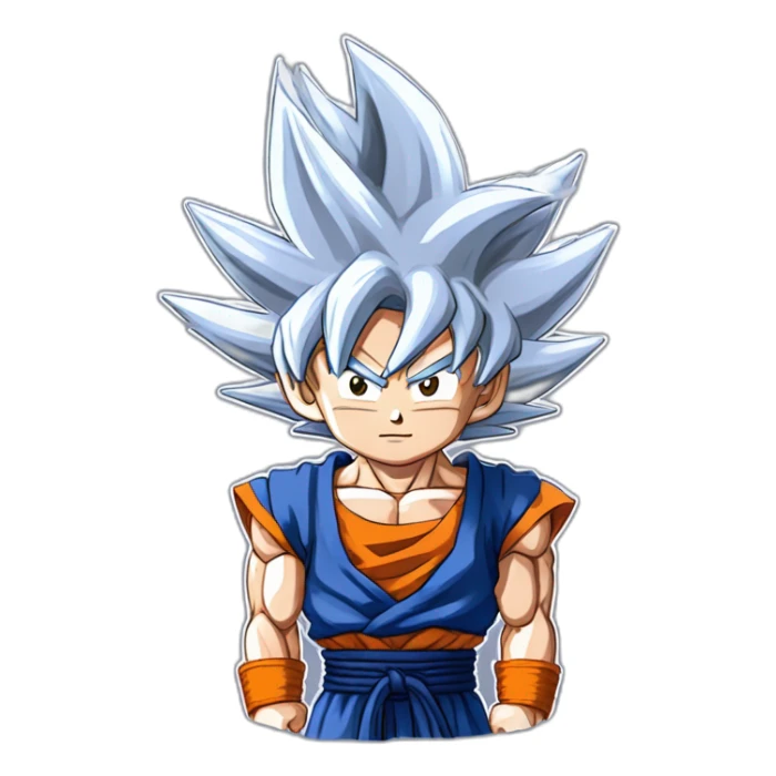 Goku ultra Instinct kamehamega sticker