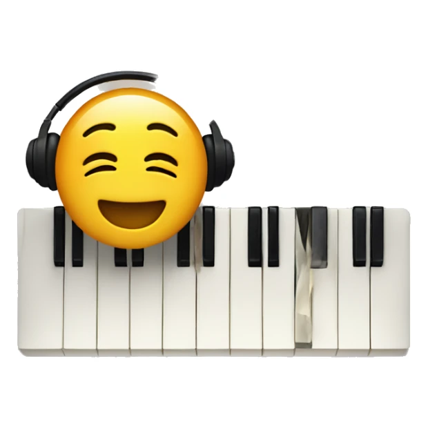 Vibing to music sticker