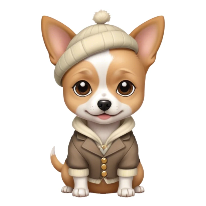 fashion dog sticker