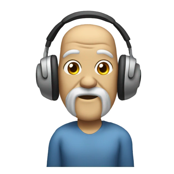 socrates wearing zoom headphones sticker