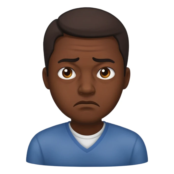 Quero que esse emoji tenha a expressão de nojo 🙎🏾‍♂️ sticker