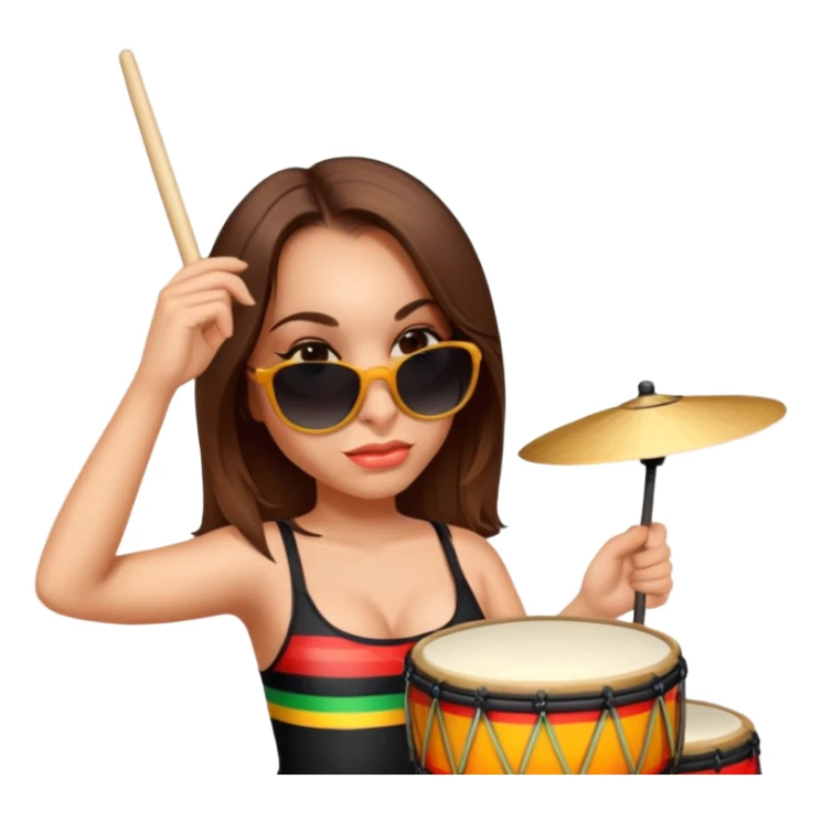 Festive Drummer sticker