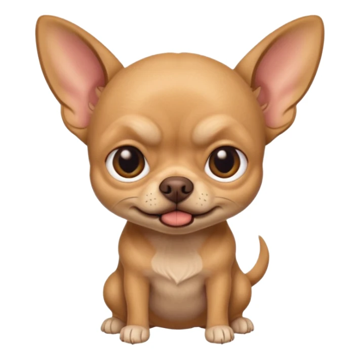 very annoying toothless chihuahua sticker