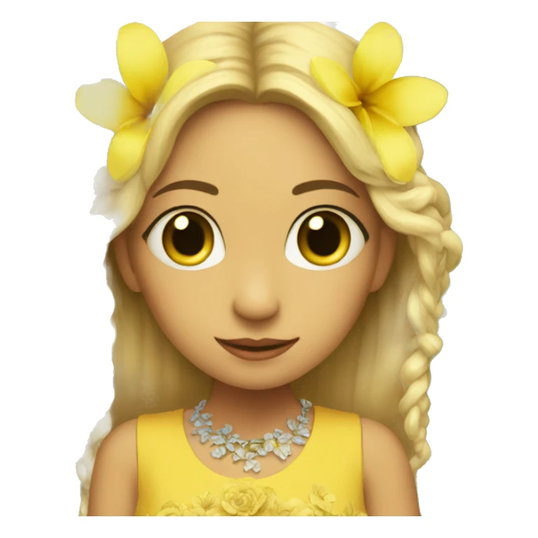 Flores amarillas bonitas sticker