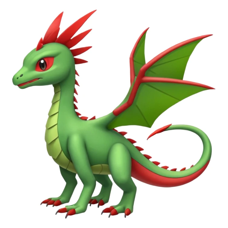 Inteleon-Sceptile-Flygon-Pokémon-Fusion, full body sticker