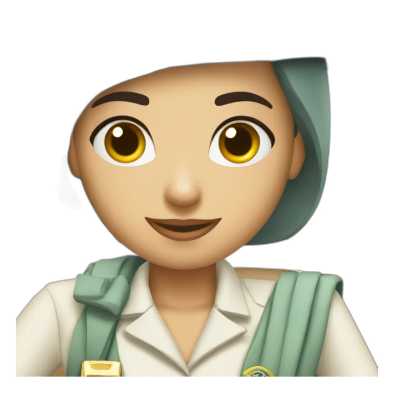 saudi airlines flight attendant sticker