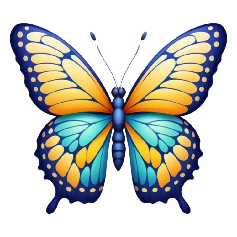butterfly emoji sticker