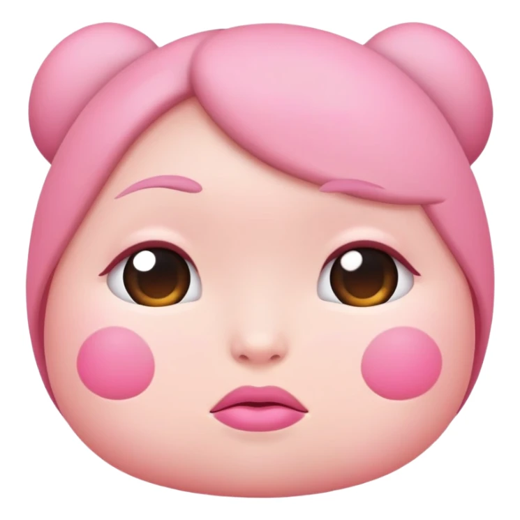 Cartoon bum cheeks in simple cute style sticker