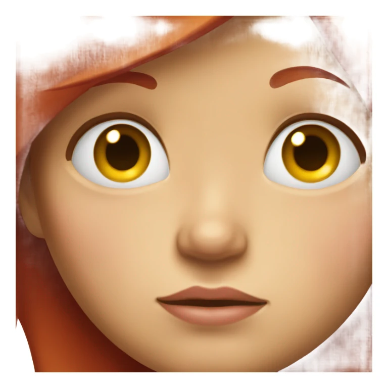 red hair white girl crying sticker