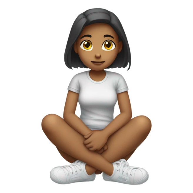 A girl having her period sticker