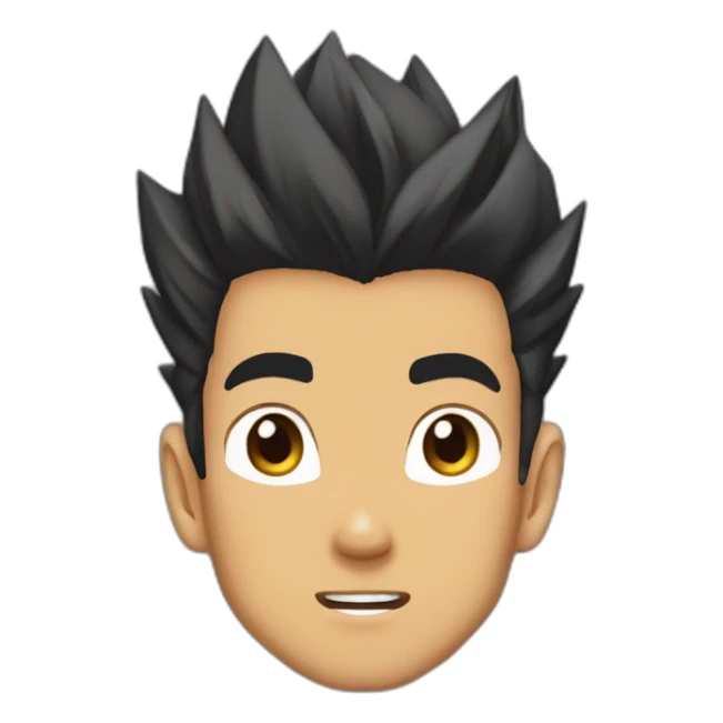 Brown skin Teen gohan super sayain 2 sticker
