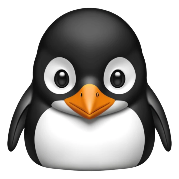 Penguin finger sticker