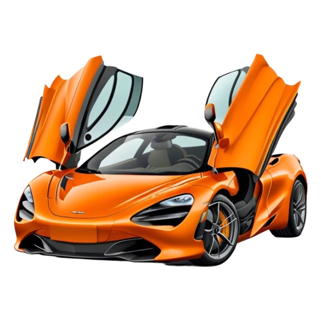 McLaren 720S - McLaren (Model Year: 2021) (Iconic colour: Orange) sticker