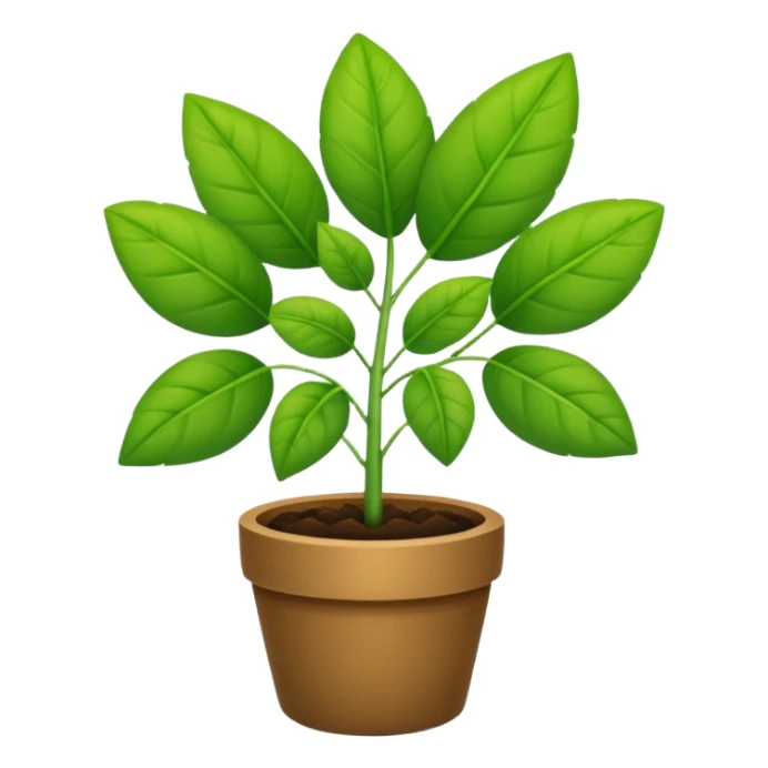 plant in the garden sticker