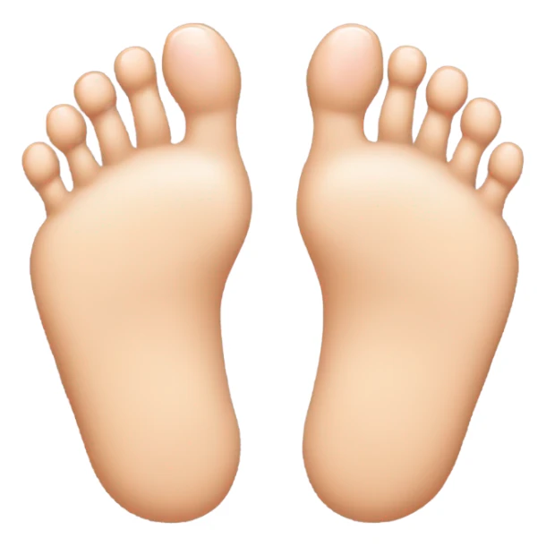 Foot with only 4 toes the baby toe should be missing sticker