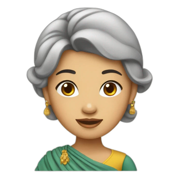 Une femme cambodgienne sticker