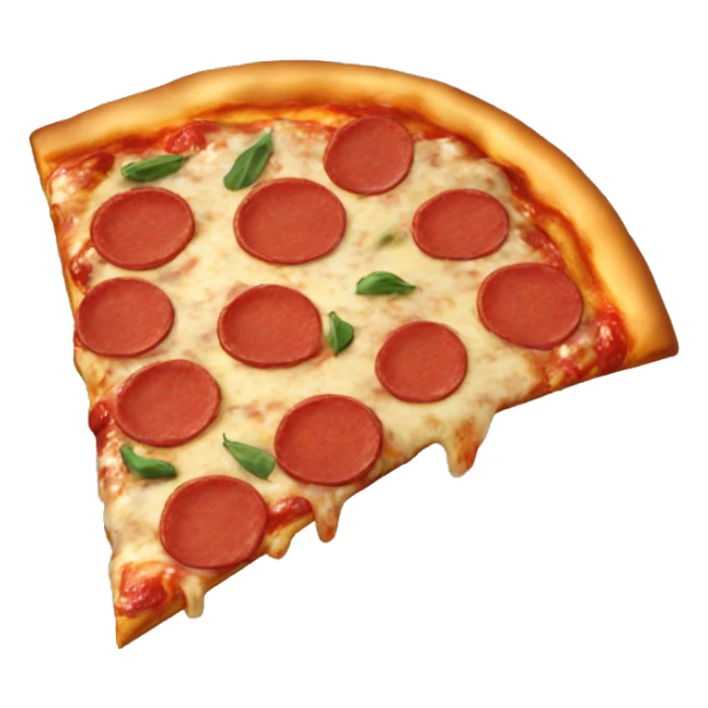 Pizza with sausage and pepperoni topping sticker