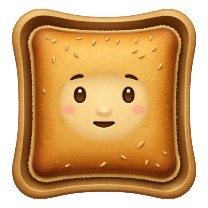 Make an emoji of just breadcrumbs  sticker