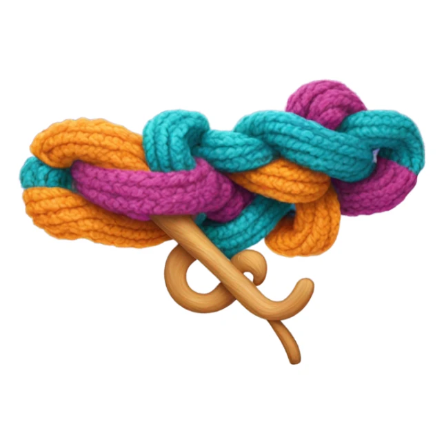 A logo for a crochet business called cozy loops sticker