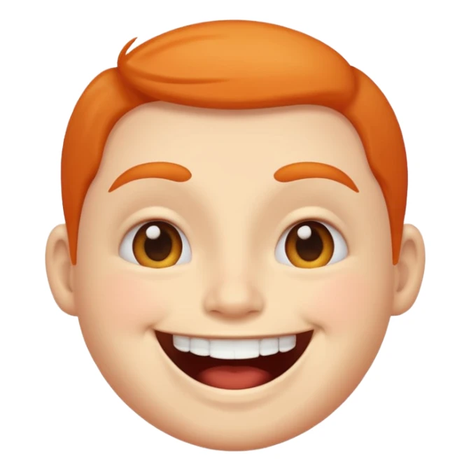 Crazy happy effect sticker