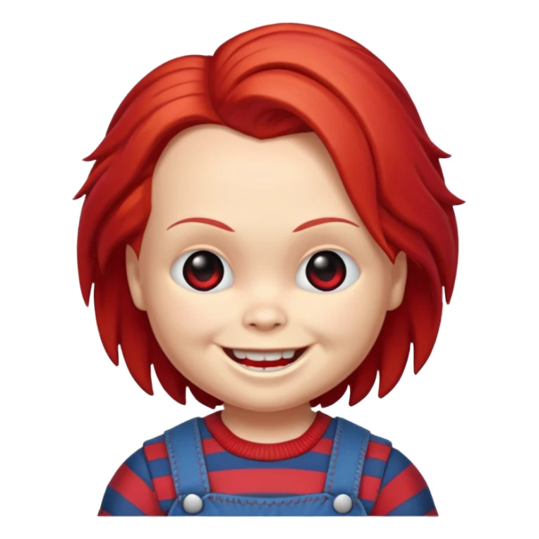 Un emojin de chuky sticker