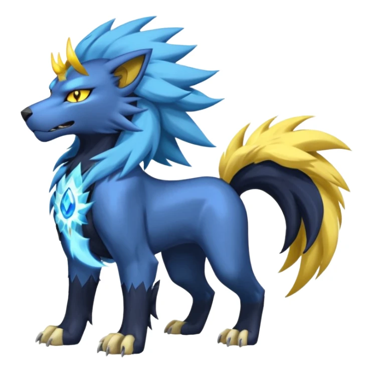 Luxray-Manectric-Raikou-Solgaleo-fusion sticker