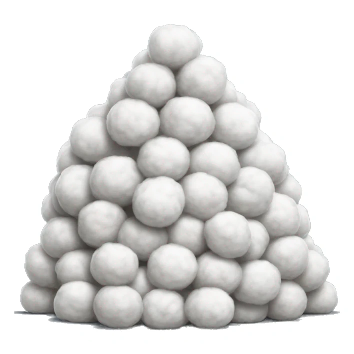 big pile of cotton sticker