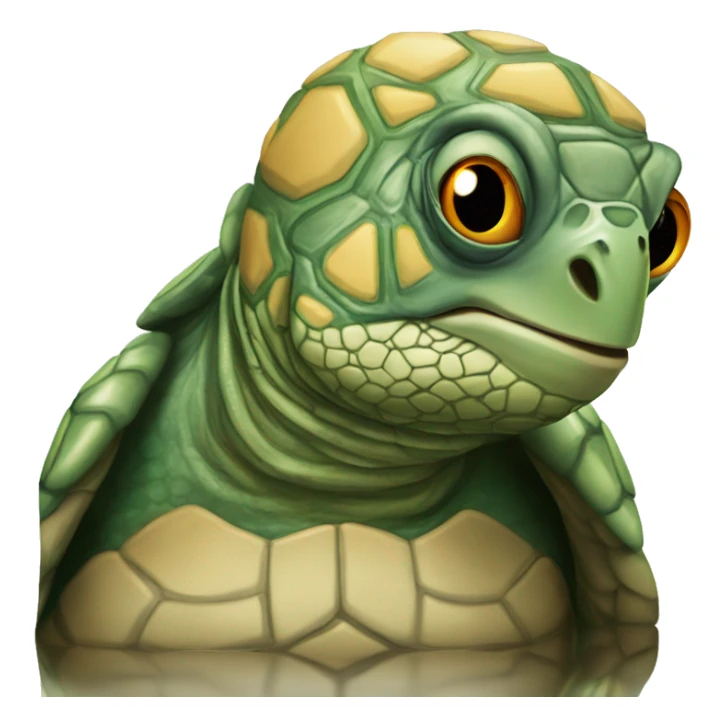 Un loro enamorado  de una tortuga sticker