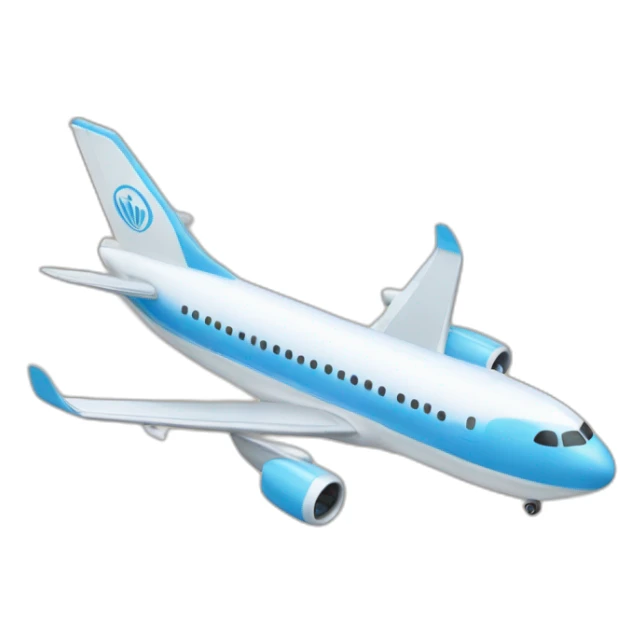 un escargot sur un avion sticker