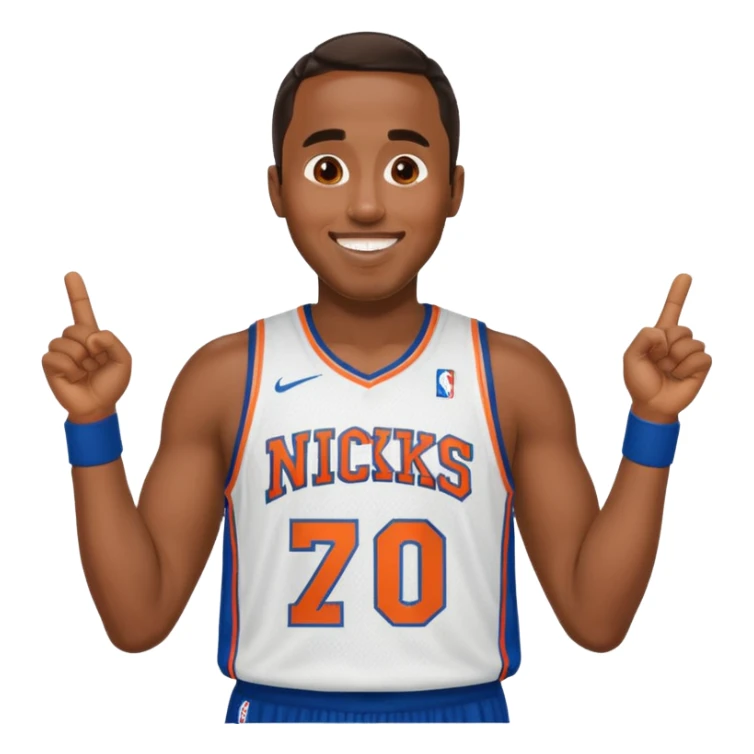 diddy in jail watching the knicks game but hes extremely happy that they won sticker