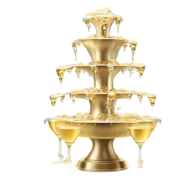 Champagne fountain  sticker