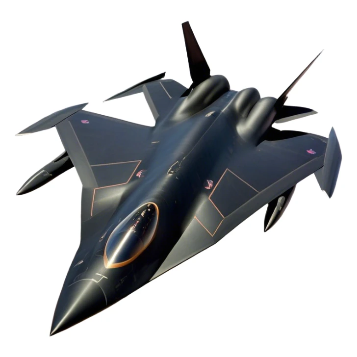 SR-71 Blackbird - Lockheed Martin (Stealth Grey) A sleek, high-speed reconnaissance aircraft with an elongated, needle-like fuselage and a smooth, aerodynamic design. The body is finished in a deep, matte jet-black with subtle panel lines and heat-resistant detailing. Its twin engines are seamlessly integrated into the structure, with sharp, swept-back wings that emphasize speed and stealth. The cockpit canopy is tinted, adding to its mysterious, high-tech aesthetic, while the overall silhouette exudes an aura of unmatched velocity and secrecy. sticker