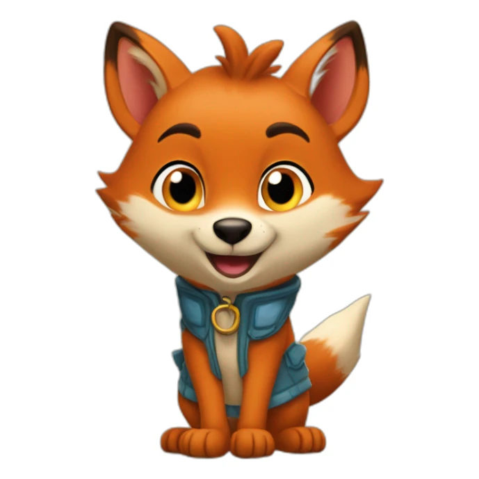 chipeur le renard de dora lexploratrice sticker