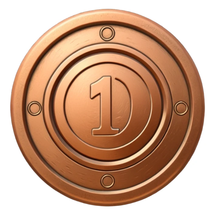 Bronze level 1 paid subscription badge sticker