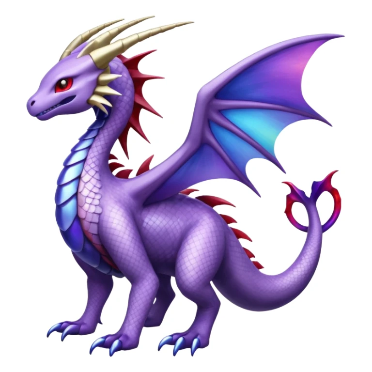 Lunala-Yvelt-Palkia-Fakémon-hybrid-creature (full body)  sticker