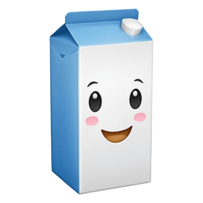 Milk box sticker