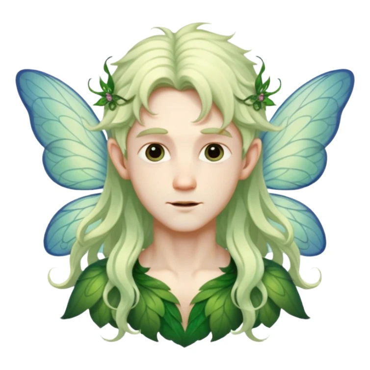 male fairy sticker