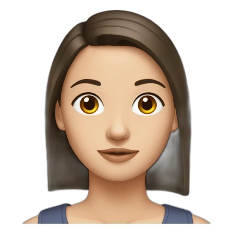 Slavic brunette sticker