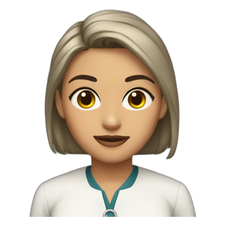 ruth beltran con cara de gato sticker