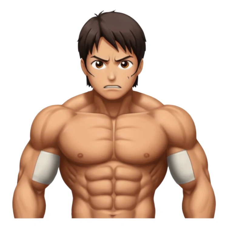 Atatck on titan  eren titan sticker