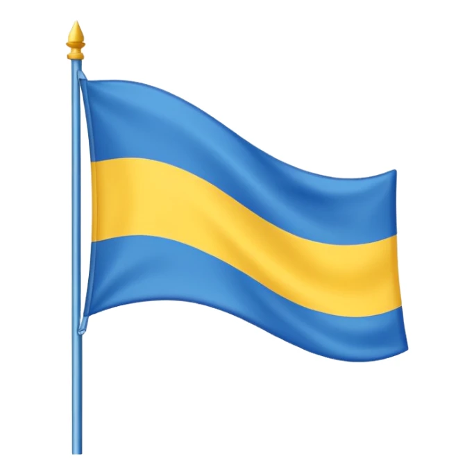 khalistan blue and yellow flag sticker