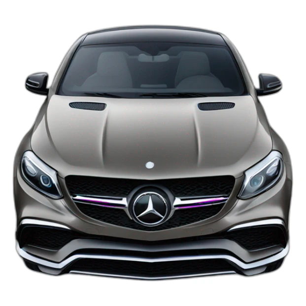 gle 63 amg coupe color in black sticker