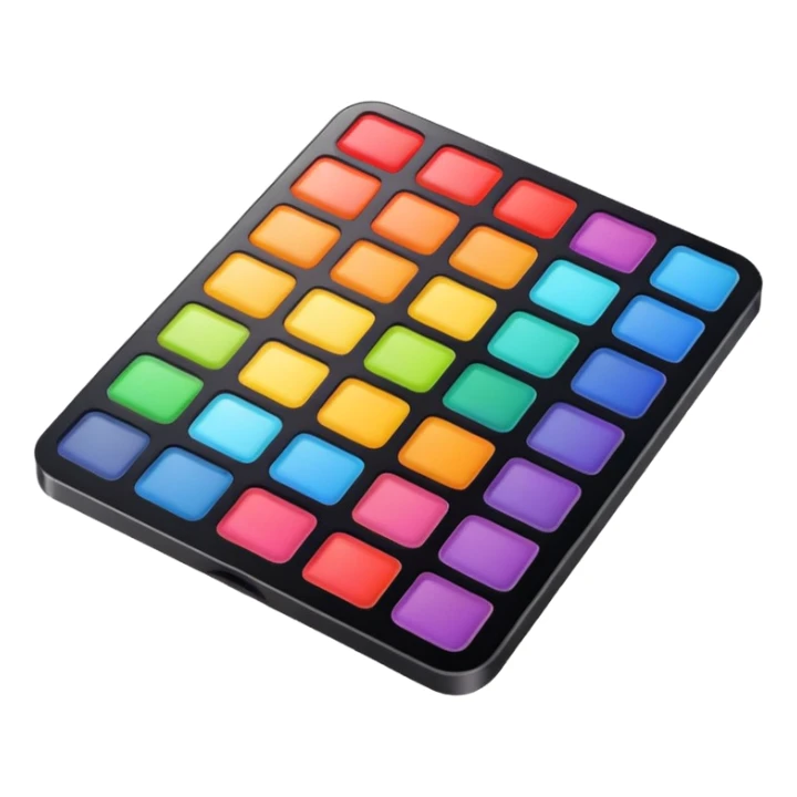 rainbow palette diagonal sticker