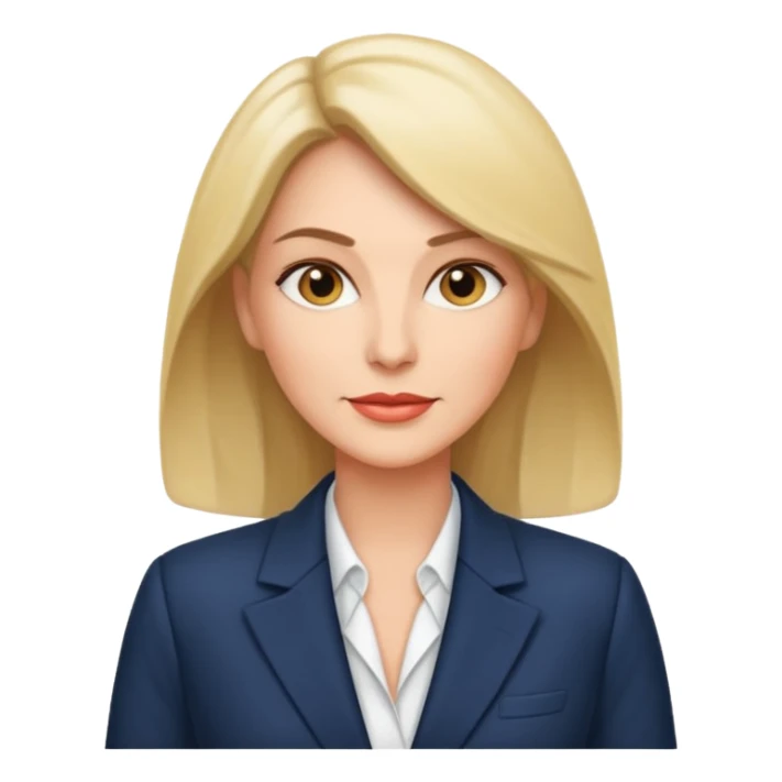 business woman in her forties sticker