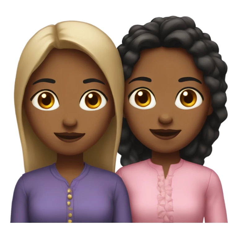 Sister and sister  sticker