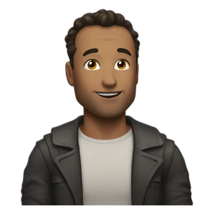 Leon musk saying I love you sticker