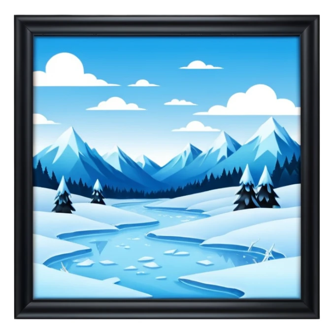 Himmel in frieren sticker