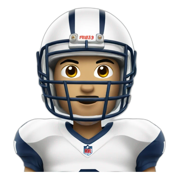 slim Asian Football player sticker