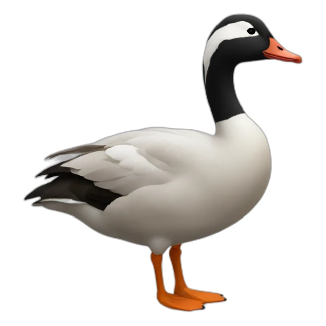 Untitled goose sticker