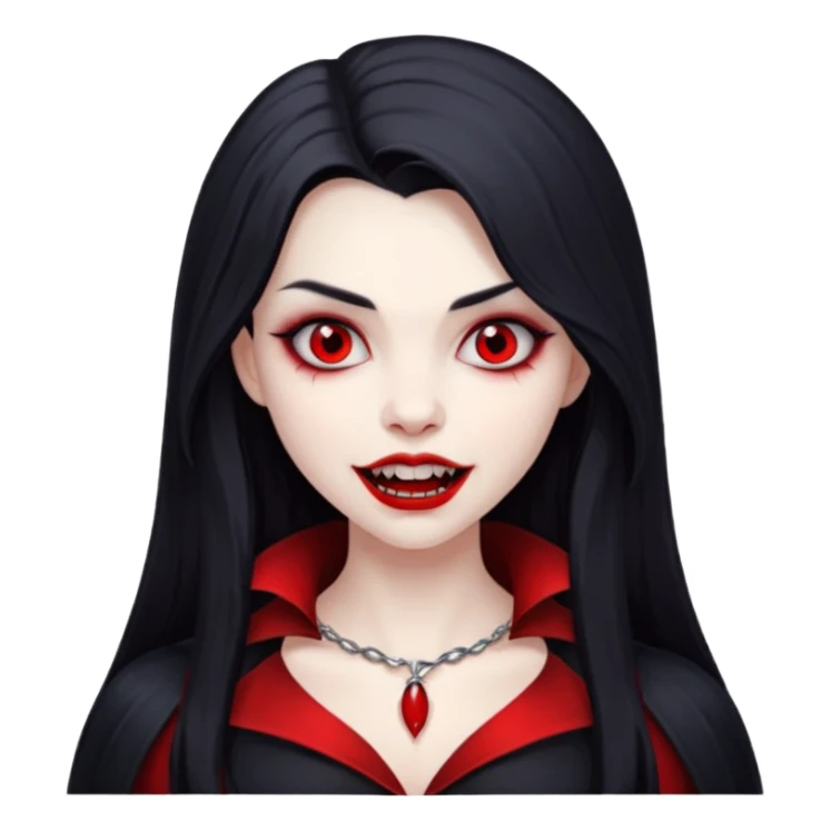 Sweet Vampire Girl sticker